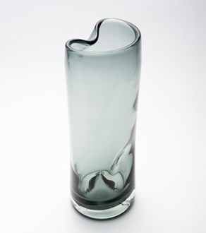 Glass vase, Smoke  30cm